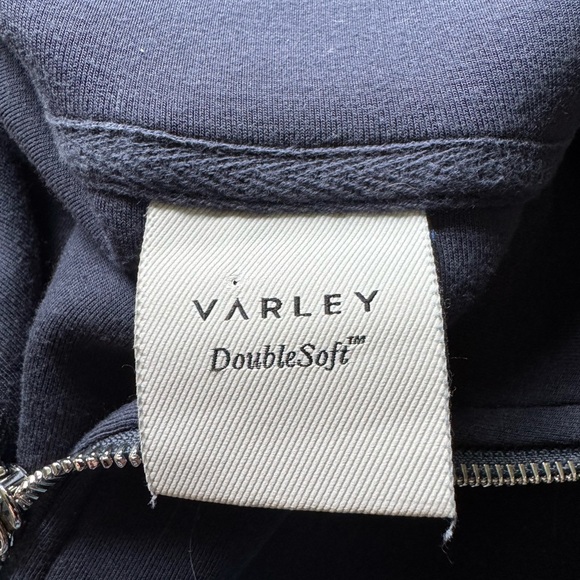 Varley Hawley Half Zip Sweatshirt Size Medium Navy Blue - Picture 4 of 7